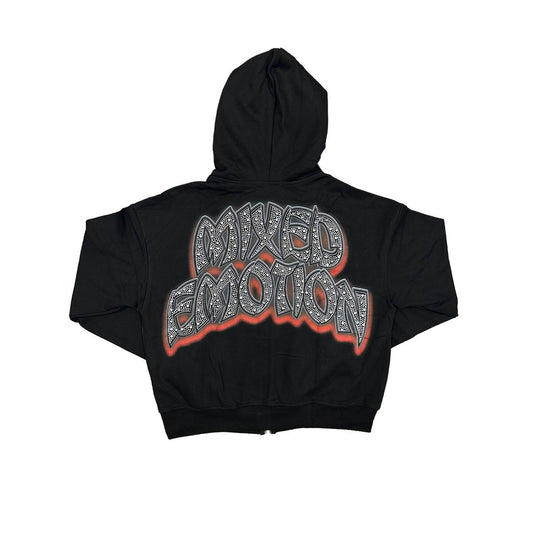 Mixed Emotion Last Dance’ Rhinestone Hoodie