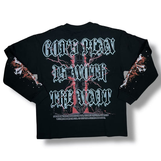 Glaza God Long Sleeve -Red