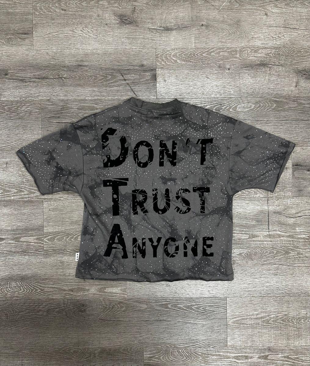 SHADY" F-TERRY CROPPED T-SHIRT