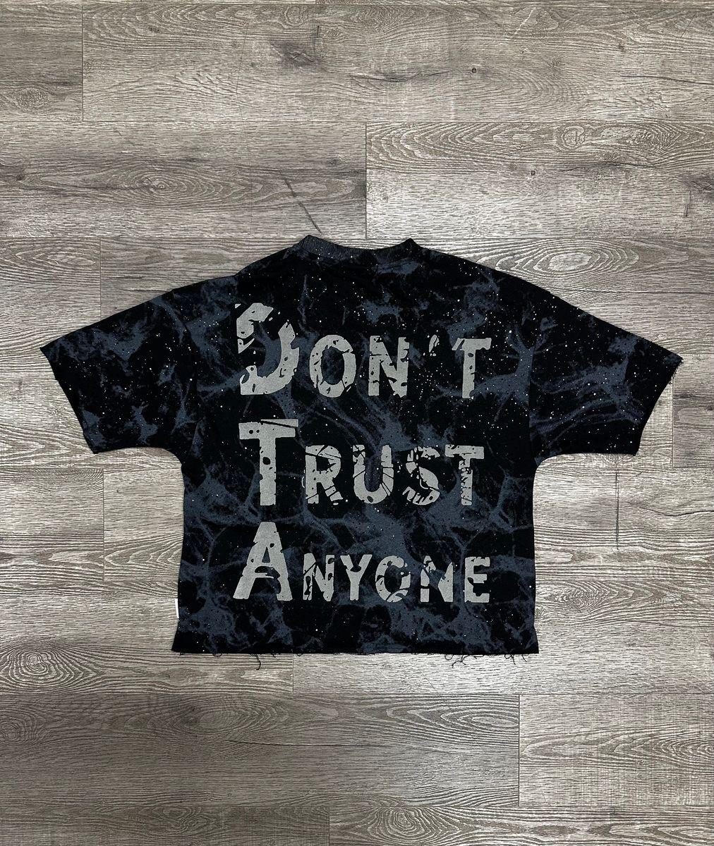 SHADY" F-TERRY CROPPED T-SHIRT