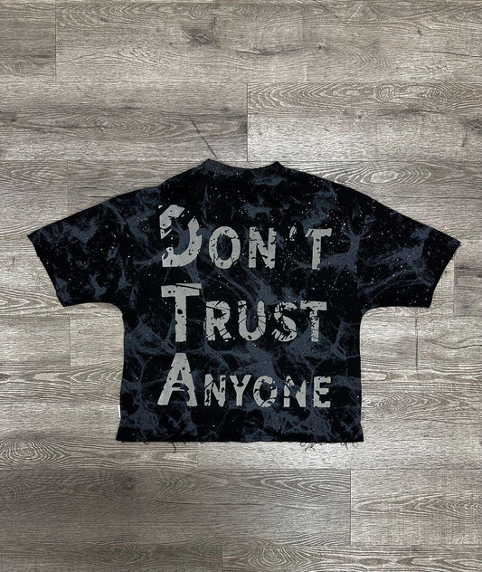 SHADY" F-TERRY CROPPED T-SHIRT