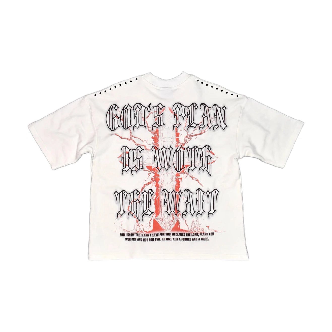 Glaza God Tee (White )