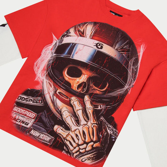 Godspeed F1 World Cup Layered T-Shirt (Red) - New Drop