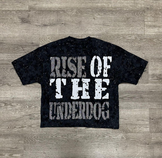 CONTENDER" F-TERRY CROPPED T-SHIRT