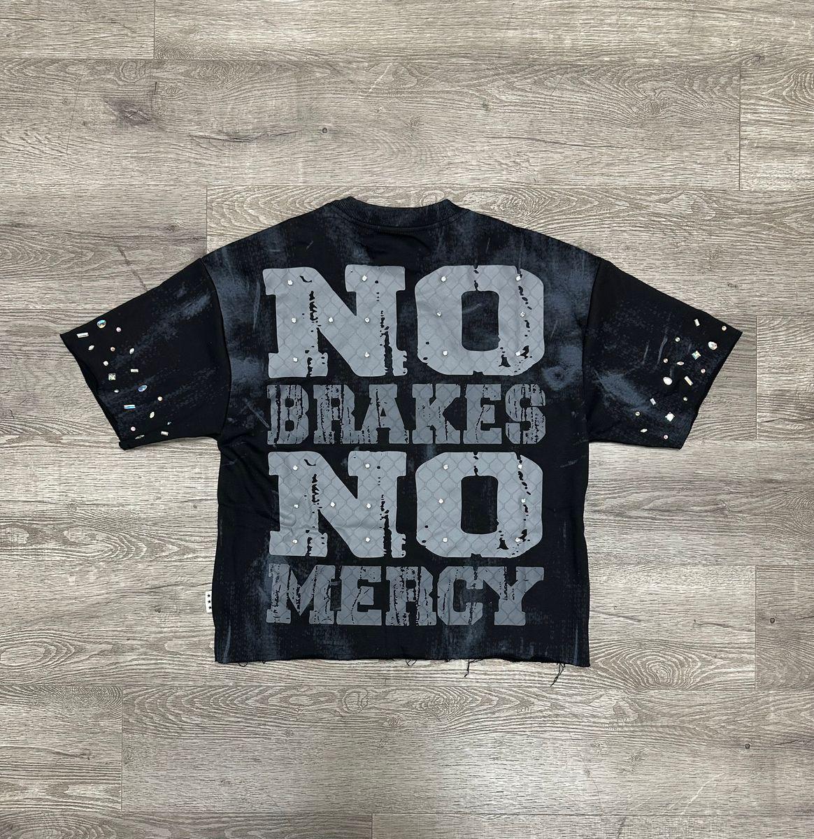 SHADY" F-TERRY CROPPED T-SHIRT