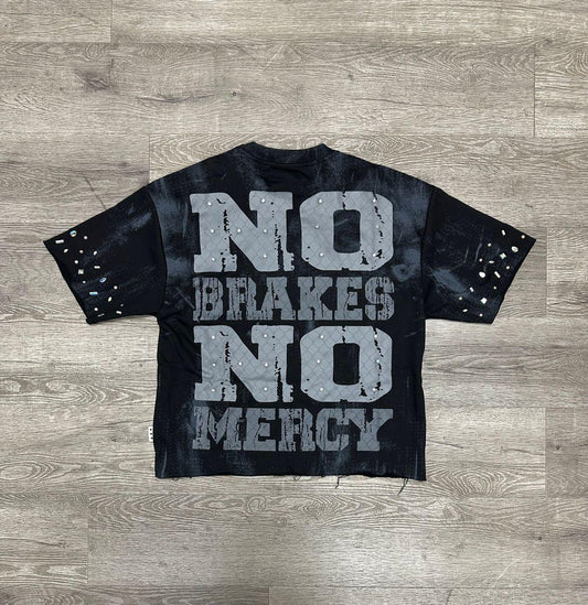 SHADY" F-TERRY CROPPED T-SHIRT