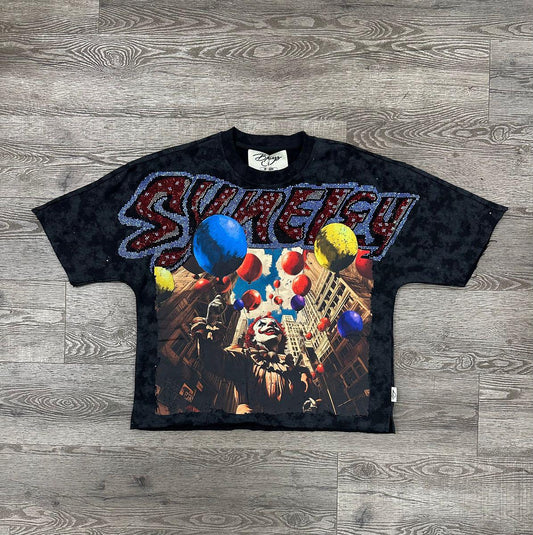 SYNERGY" F-TERRY CROPPED T-SHIRT