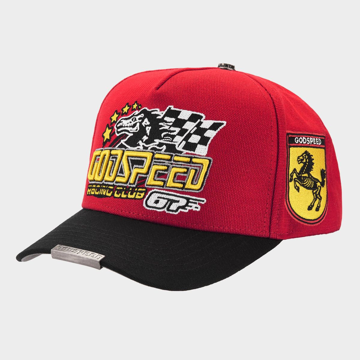 Godspeed  hat  GRC Members Snapback Hat (Red/Black) BOOM