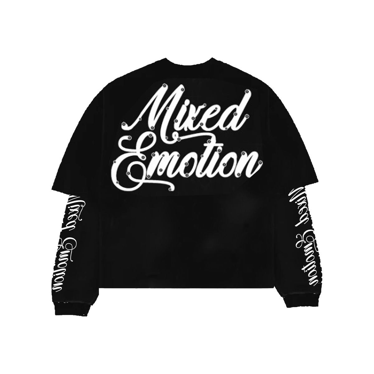 Mixed emotion Black "Blur" Thermal Long Sleeve