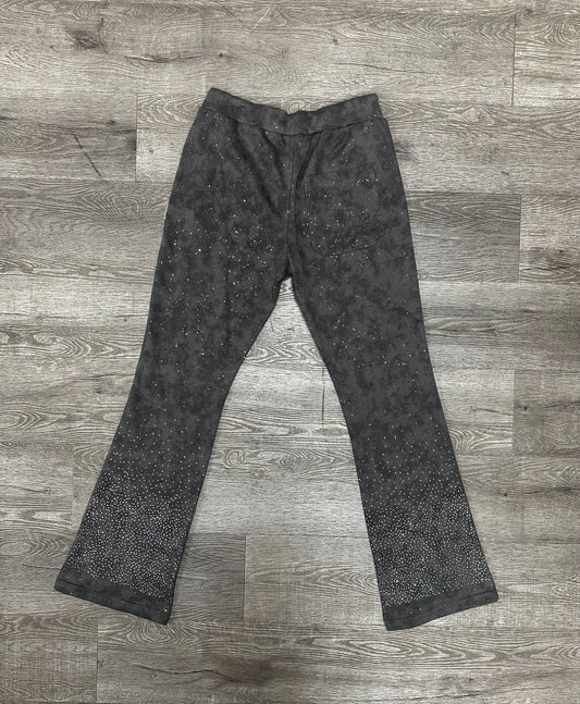 STONE RIVET STACKED PANTS