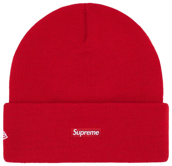 Supreme New Era Old English Beanie 'Red'