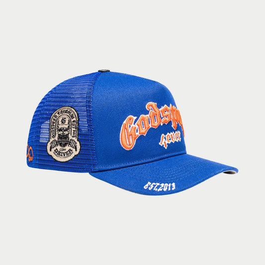 GS FOREVER TRUCKER HAT (Blue/Orange) BOOM