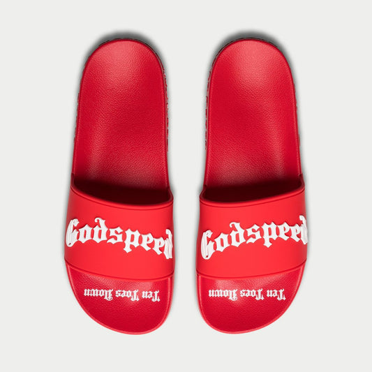 Godspeed OG Logo Slides (Red) BOOM
