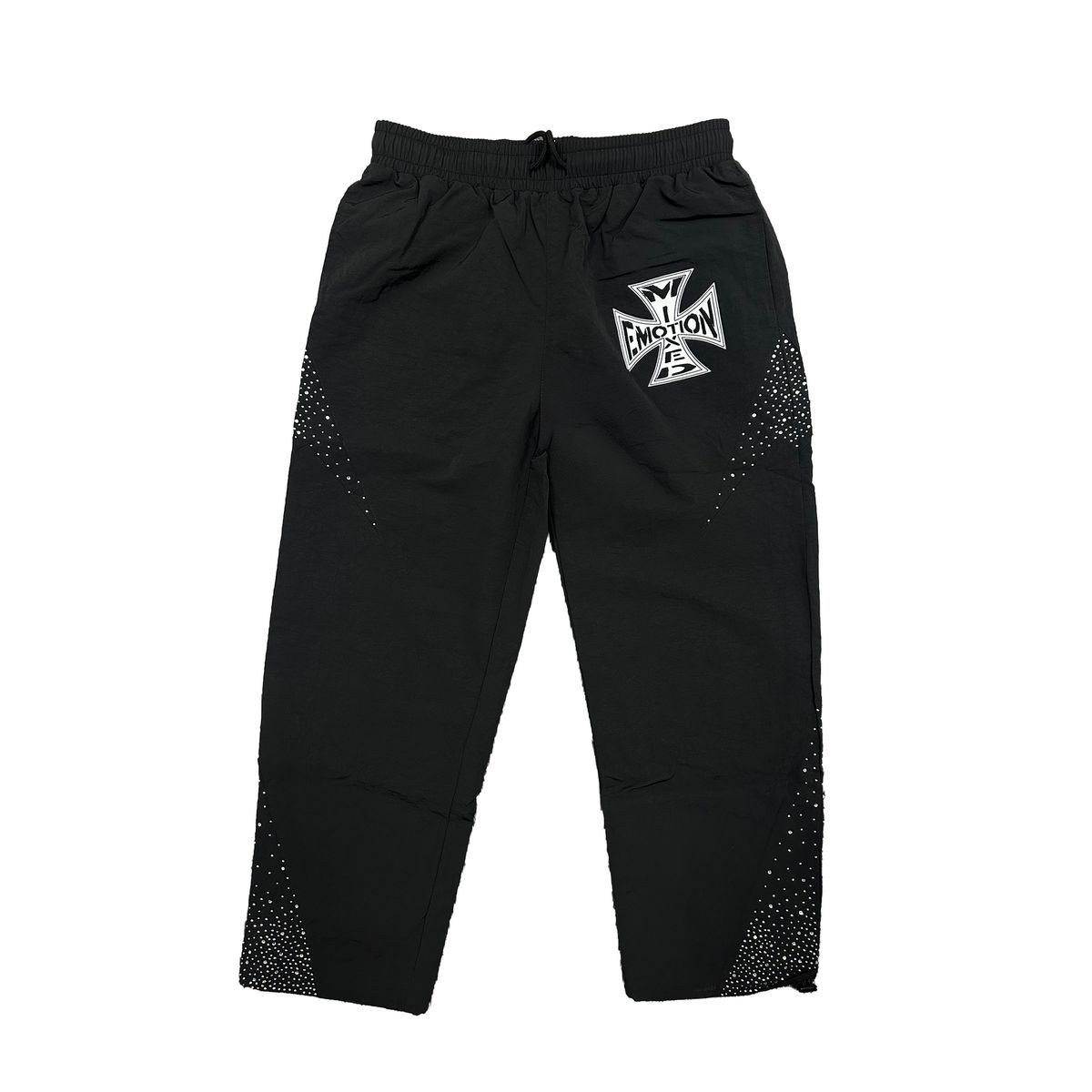 Mixed emotion  Black ‘Classic’ nylon pant