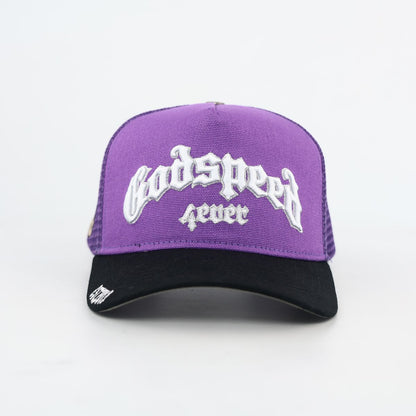 Godspeed hats GS FOREVER TRUCKER HAT (PURPLE/BLACK)