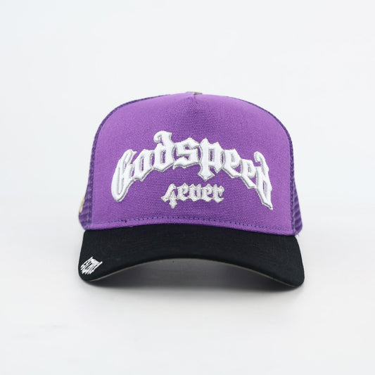 Godspeed hats GS FOREVER TRUCKER HAT (PURPLE/BLACK)