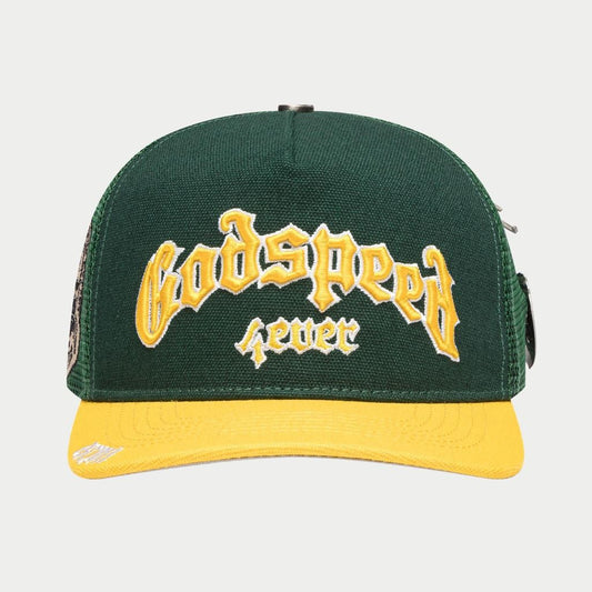 Godspeed GS FOREVER TRUCKER HAT (GREEN/YELLOW)