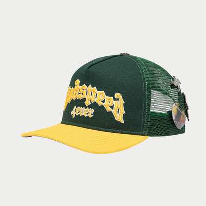 Godspeed GS FOREVER TRUCKER HAT (GREEN/YELLOW)