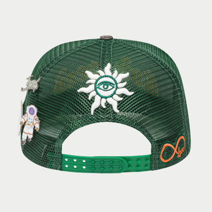 Godspeed GS FOREVER TRUCKER HAT (GREEN/YELLOW)