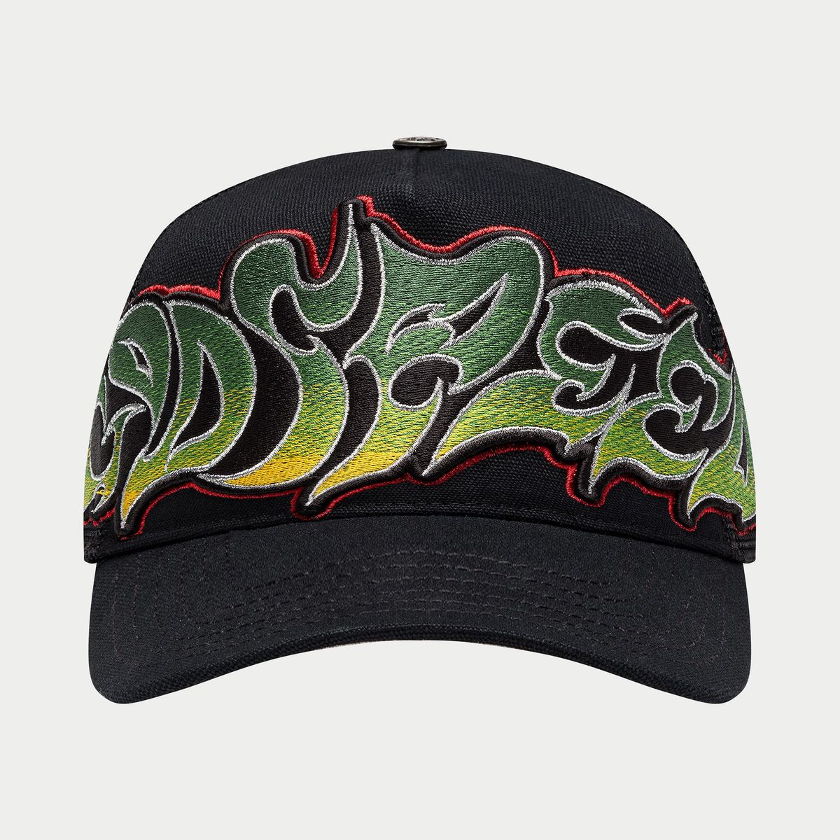 Godspeed  GS Neo Trucker Hat (Black/Yellow/Red) BOOM