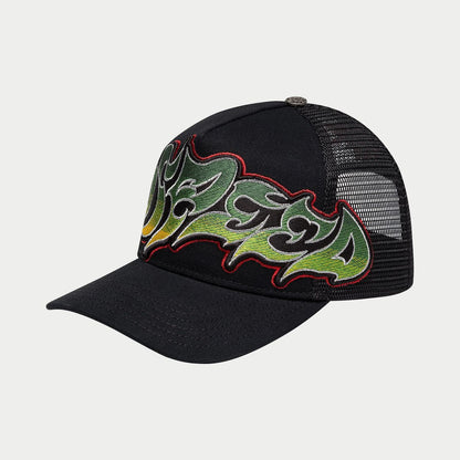 Godspeed  GS Neo Trucker Hat (Black/Yellow/Red) BOOM