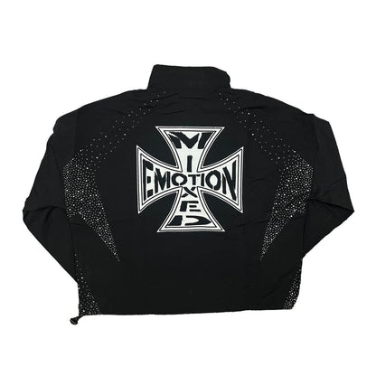 Mixed emotion  Black ‘Classic’ nylon jacket