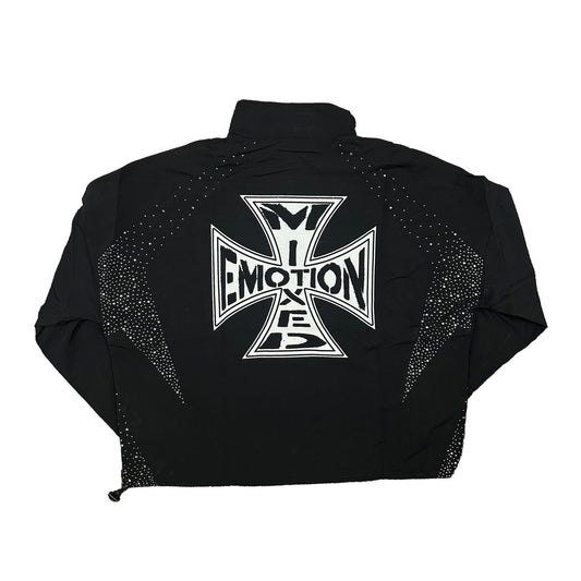 Mixed emotion  Black ‘Classic’ nylon jacket