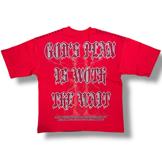 Glaza God Tee Red