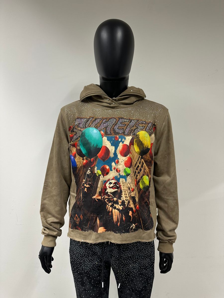 "SYNERGY" F-TERRY CROPPED HOODIE
