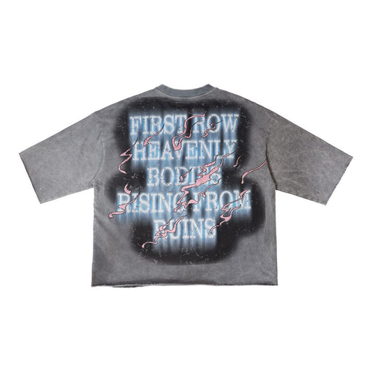 Cropped Mini Terry Tee