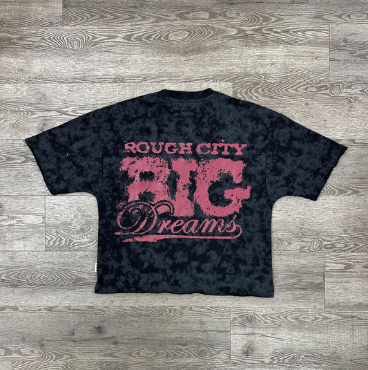 SYNERGY" F-TERRY CROPPED T-SHIRT