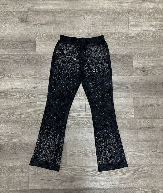 STONE RIVET STACKED PANTS