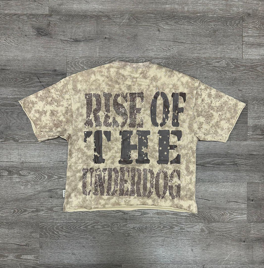 CONTENDER" F-TERRY CROPPED T-SHIRT