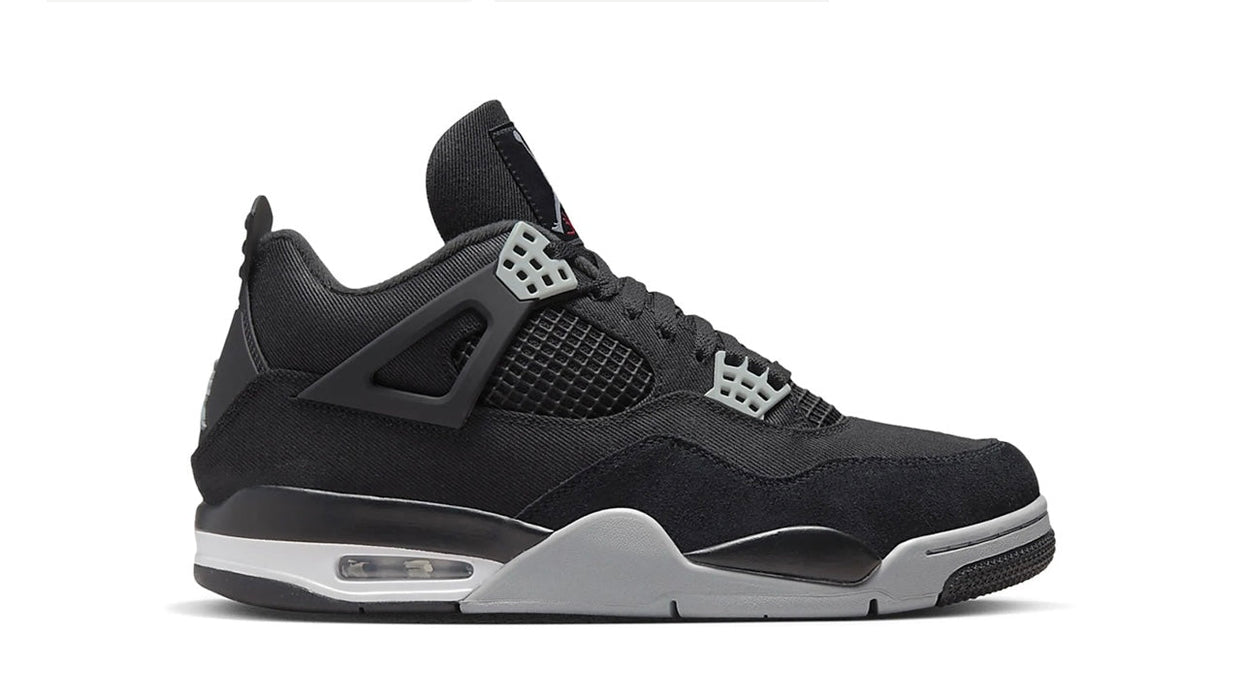 Jordan 4 Retro Black Canvas